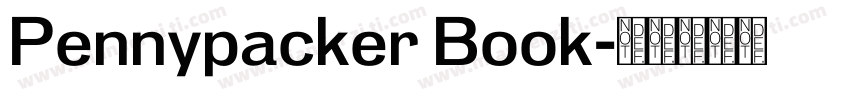 Pennypacker Book字体转换